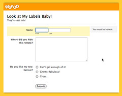 Alternative Label Alignment in Wufoo
