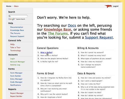 Wufoo Documentation