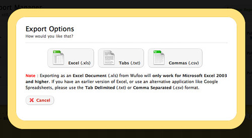 Text Export