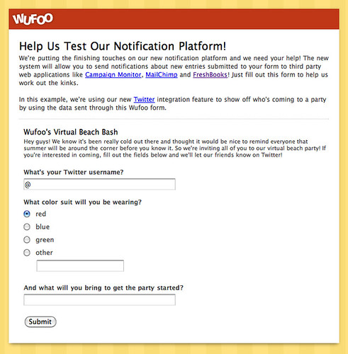 Help Us Test Our Notification Platform!