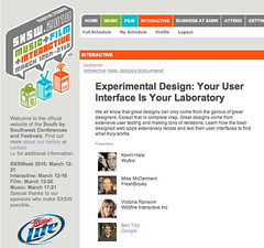 SXSW 2010 Panel