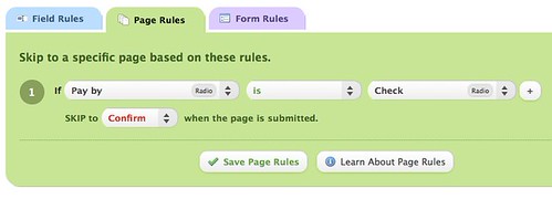 Pay by Check Page Skip