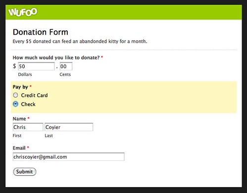 Donation Form