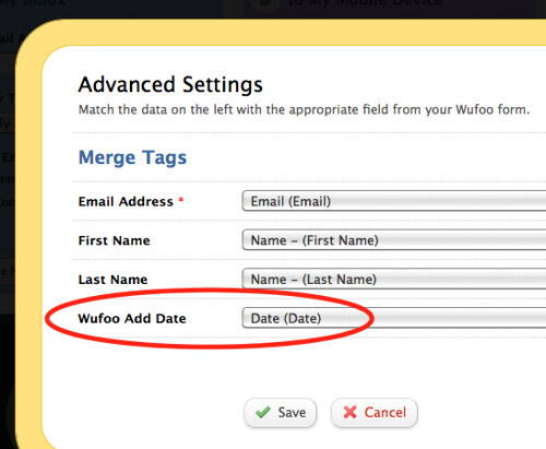 Matching Date Fields