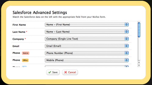 Salesforce Advanced Settings