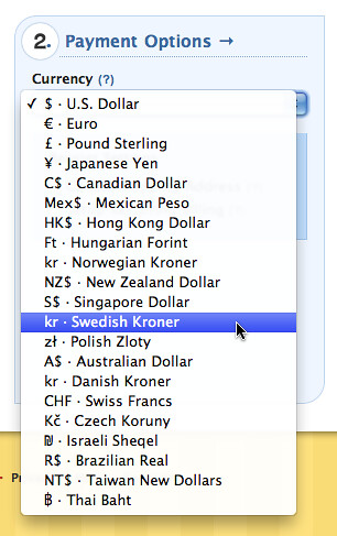 More Currencies!