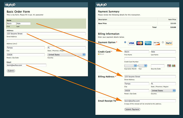 Prefill Billing Info Feature