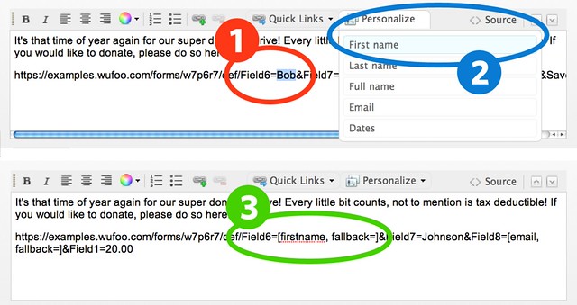 Campaign Monitor Mail Merge Steps