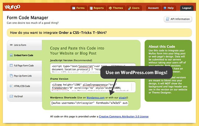 WordPress Shortcode