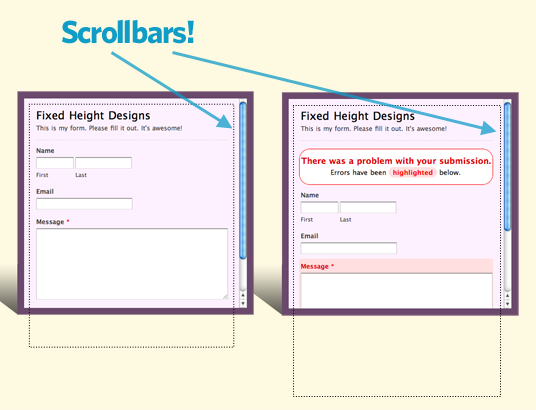 Scrollbar Forms
