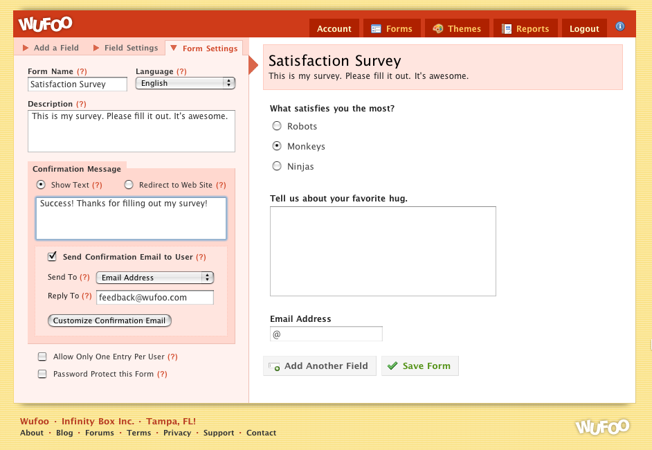 Field Settings in New Builder